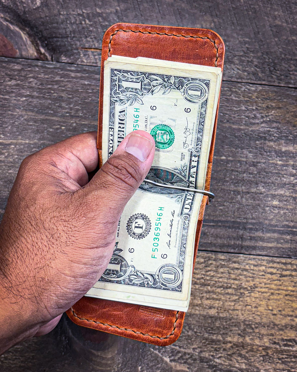 Thumbnail: The Frisco Money Clip - Heritage Tan