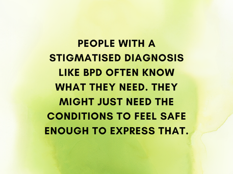 Supporting someone with BPD through a strengths based approach: My Talk For nEA BPD