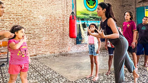 Educadora de Teatro Flávia Espinosa finaliza oficina no Centro Cultural Piollin