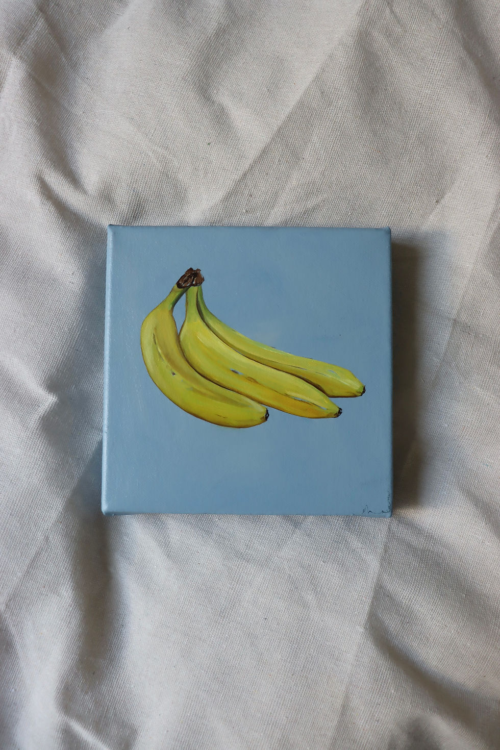 Bananas on Sky Blue