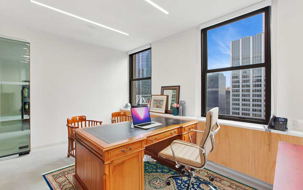 Wells Hill Partners office lounge design interior architecture Midtown Manhattan by Re: Design Architects