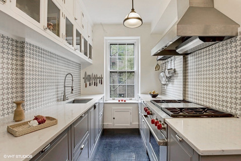 vintage kitchen cement tile