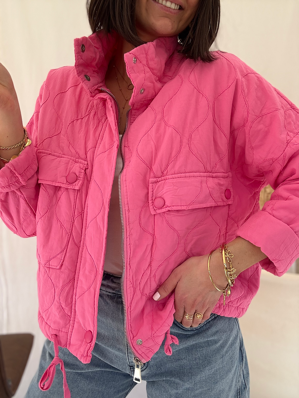 Miniature : Veste Alma - Fuchsia