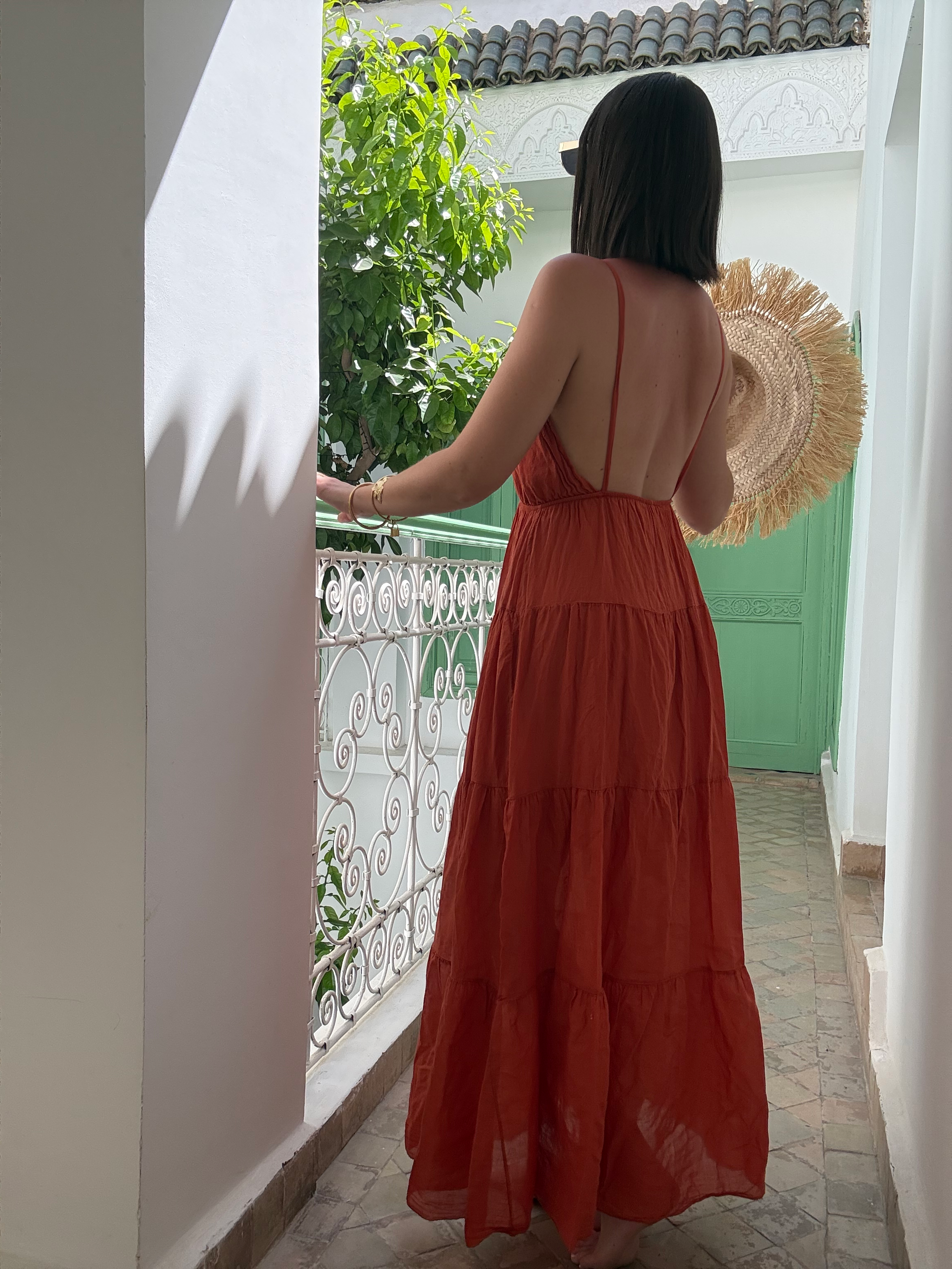 Robe Selena - Terracotta