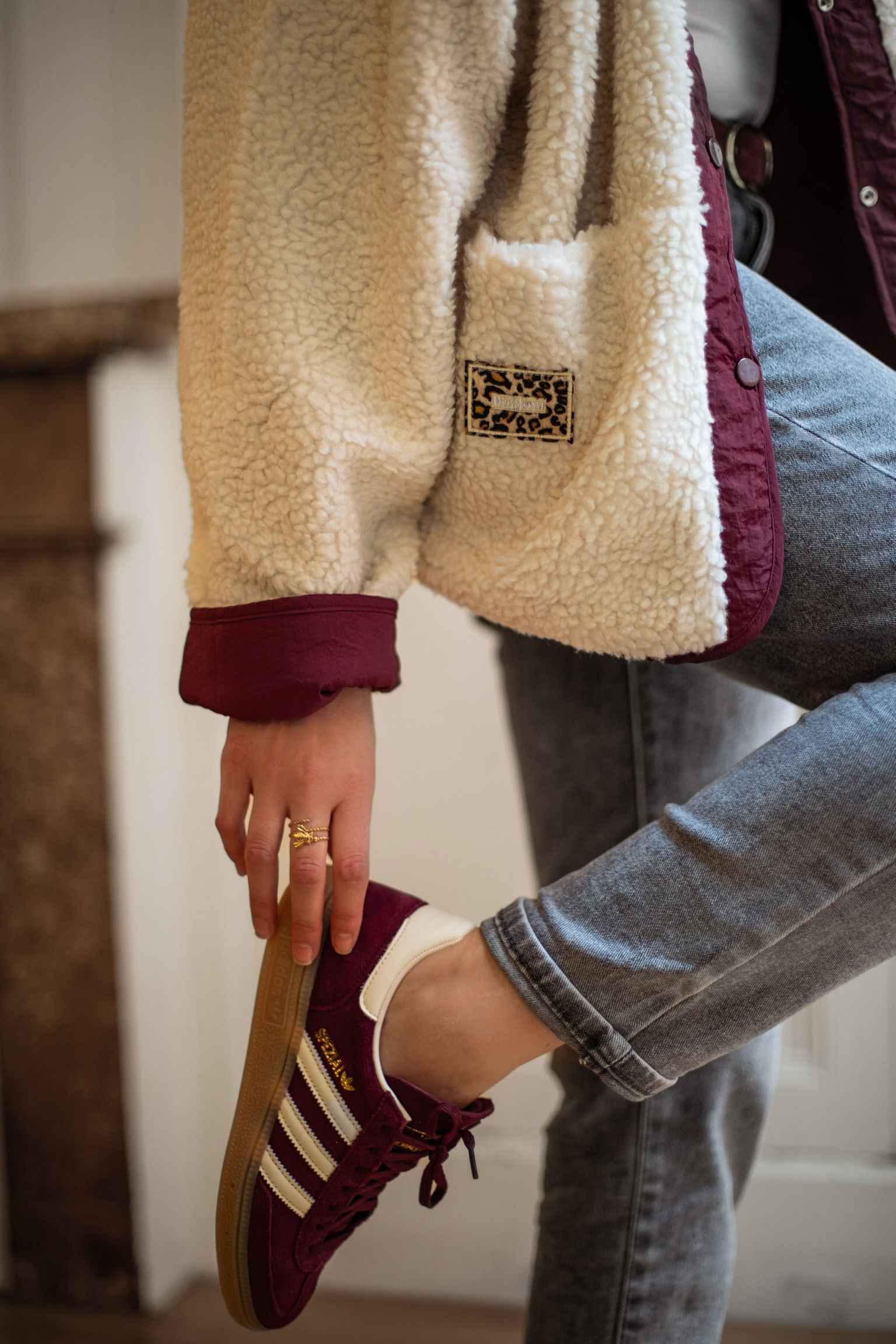Veste reversible - Bordeaux