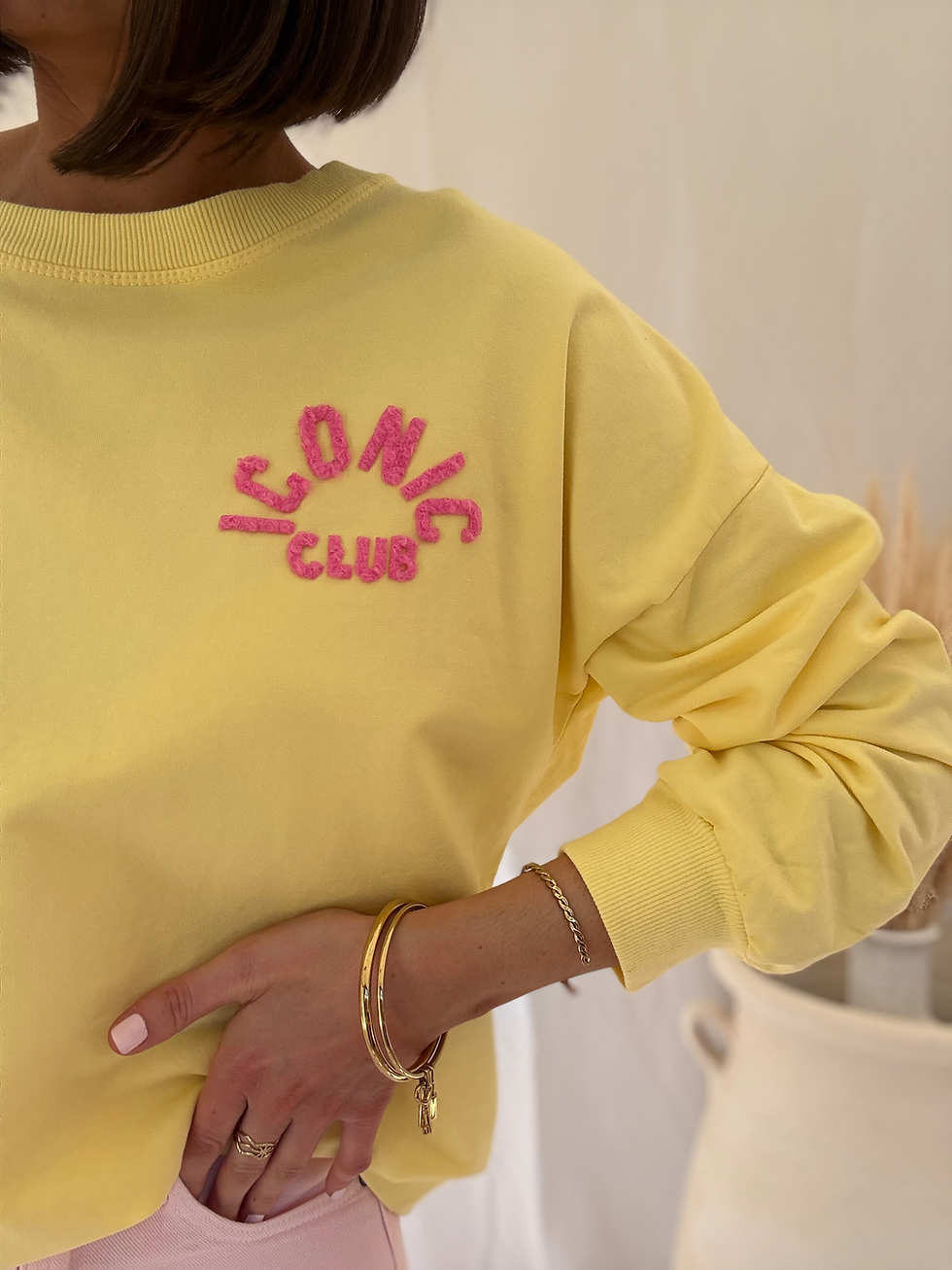 Miniature : Sweat Iconic - Jaune