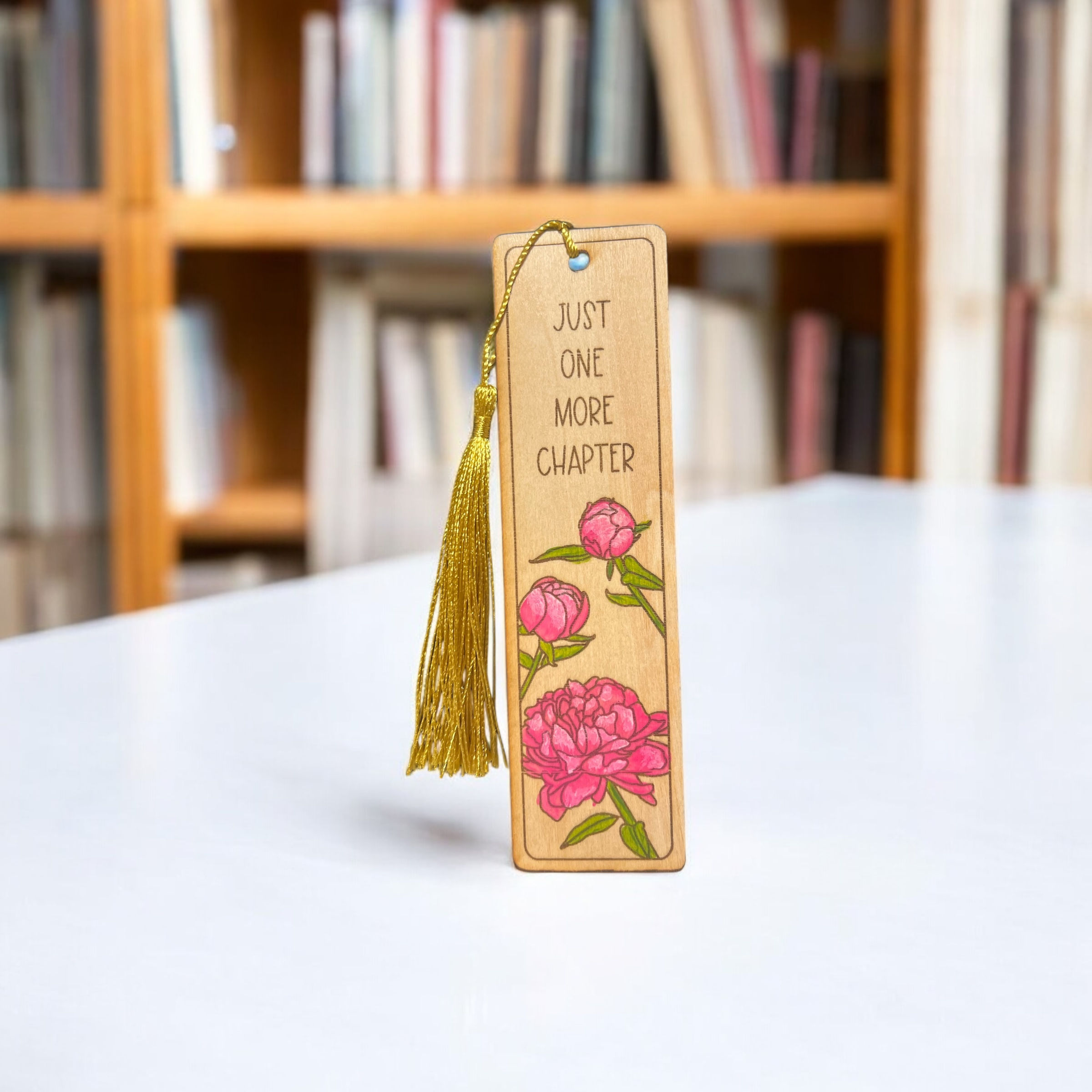 Marque page « les pivoines »