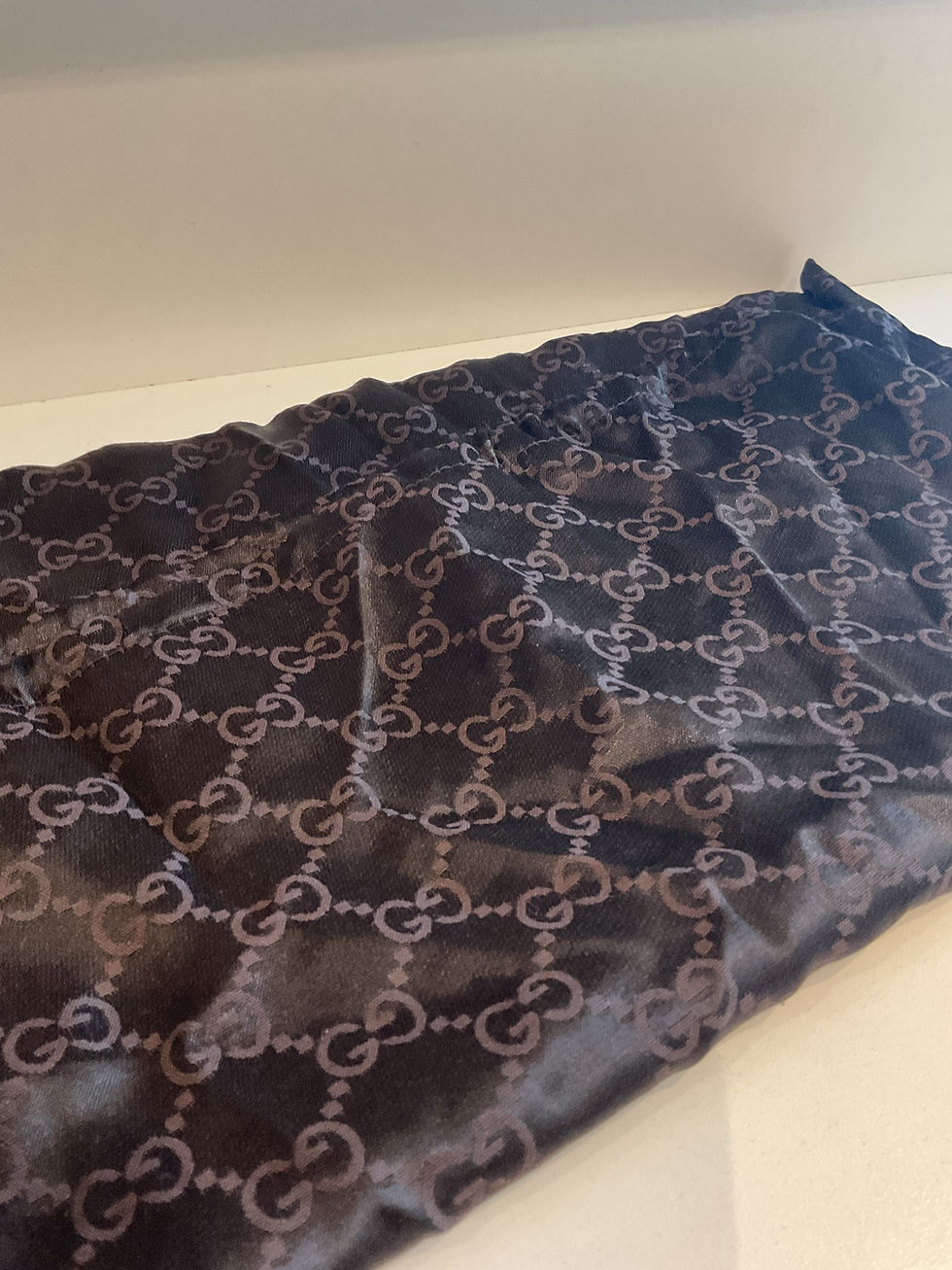 Thumbnail: Gucci black GG canvas and leather  “Jackie” shoulder bag  