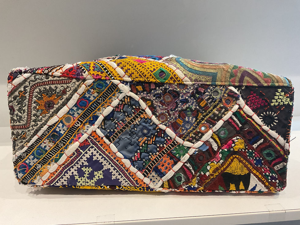 Thumbnail: Rose & Rose multicolour “one of a kind” tote bag 