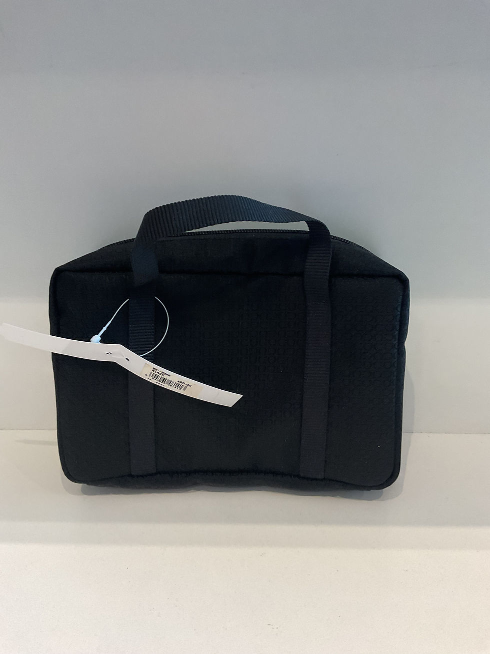 Thumbnail: Salvatore Ferragamo black monogram toiletry/cosmetic bag