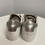 Thumbnail: Mint velvet “Indie” white/silver slip on trainers size 4 (37)