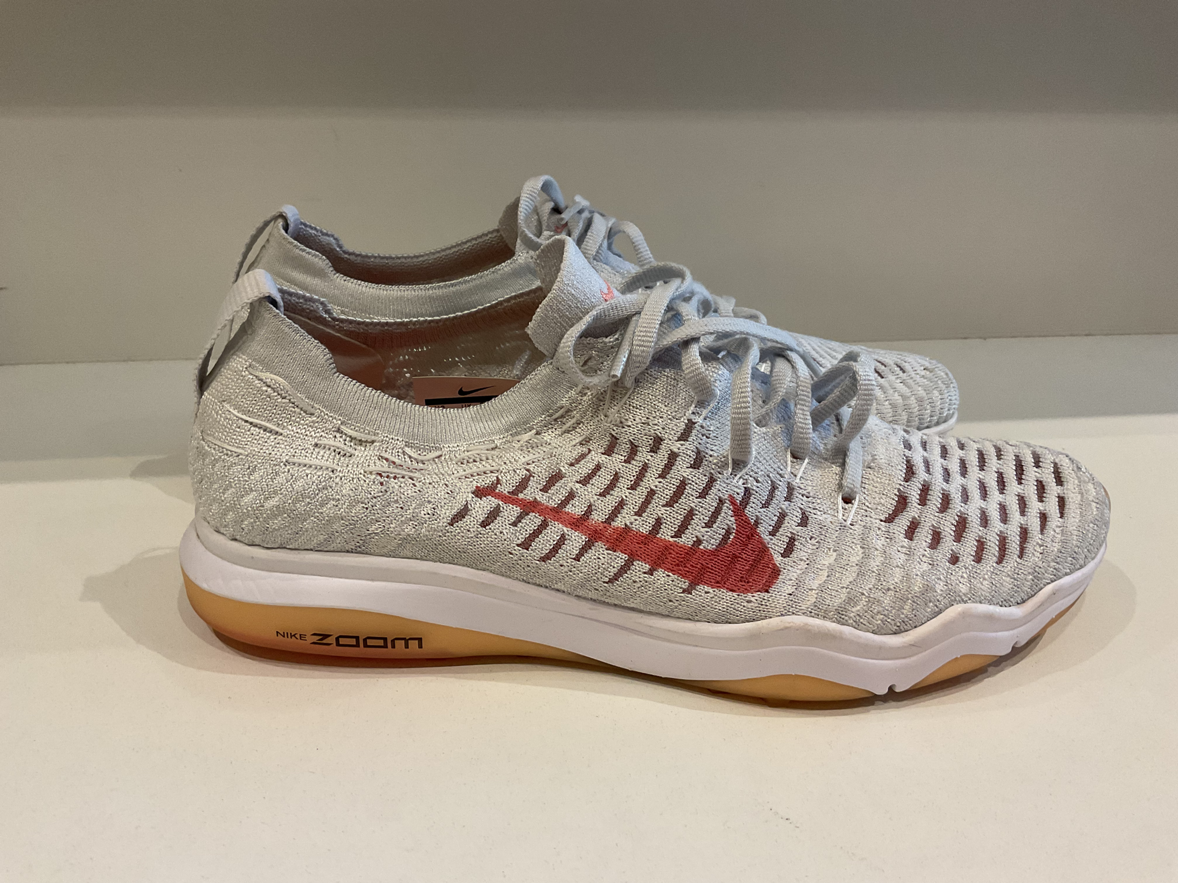 Nike Zoom Silver And Pink Super Light Trainers Size 6 (39)