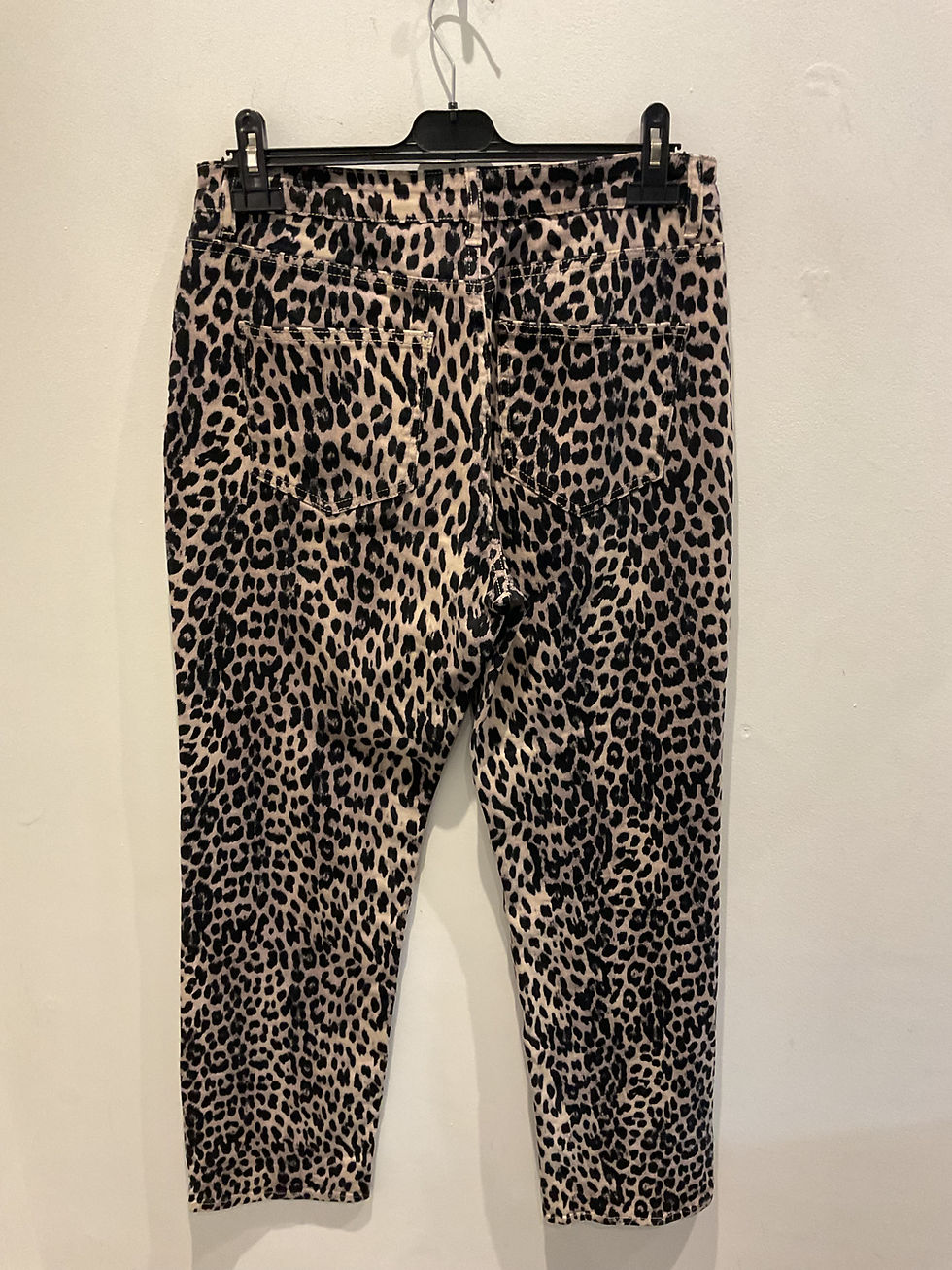 Thumbnail: Only animal print straight leg jeans size 31” waist