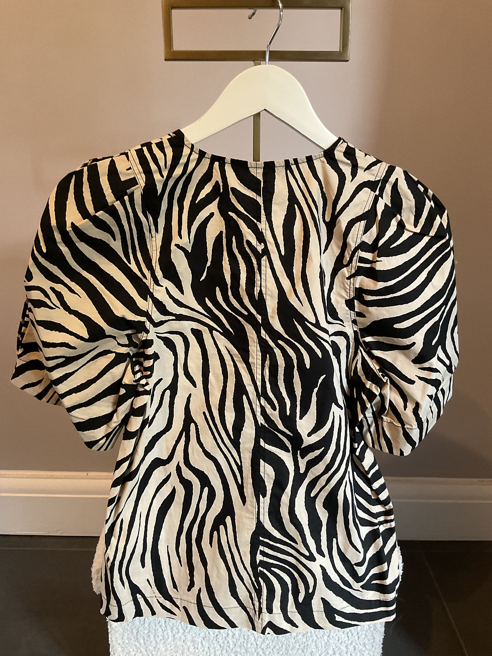 Thumbnail: Second Female zebra print “pranni” blouse size xs (8/10)  