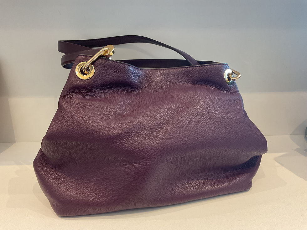 Thumbnail: Michael Kors Damson large leather shoulder tote bag
