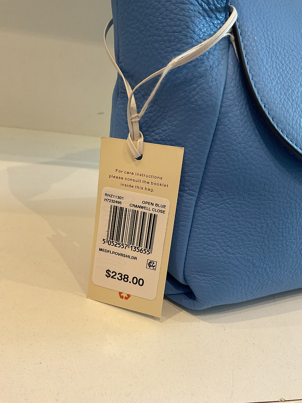 Thumbnail: Radley London “Cranwell” leather close medium flap over shoulder bag 