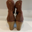 Thumbnail: Ugg “calynda” suede heeled ankle boots size 7.5