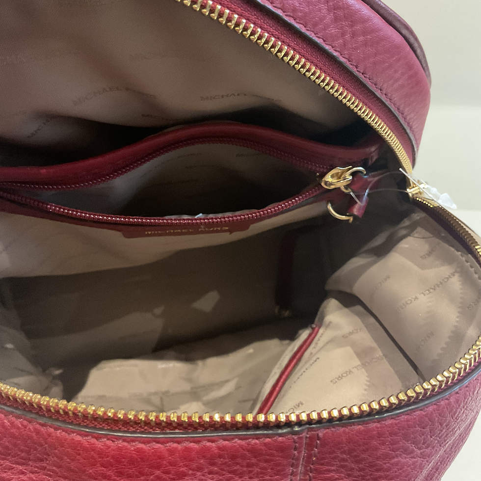 Thumbnail: Michael Kors Maroon/oxblood Medium Backpack New With Tags