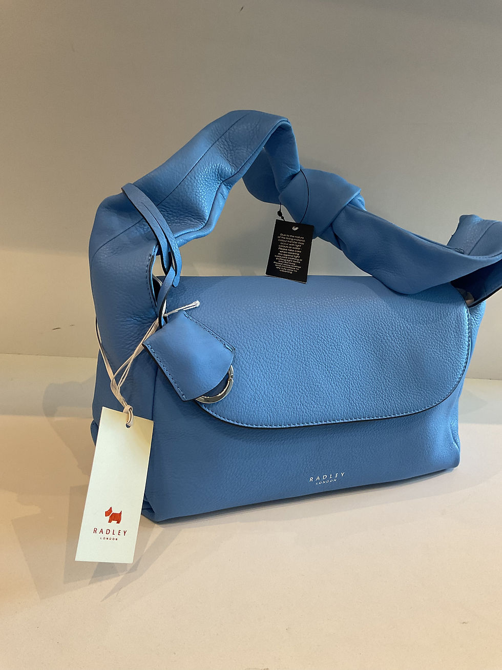 Thumbnail: Radley London “Cranwell” leather close medium flap over shoulder bag 