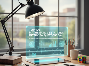 Top 100 Mathematics & Statistics Interview Questions for Business Analysts (12 LPA Ready) Part 1: Descriptive Statistics & Probability for Business Analysts