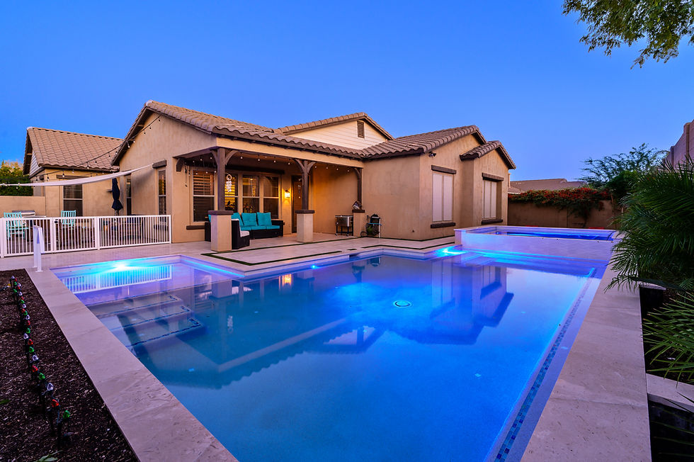 Custom luxury pool and landscape design in Scottsdale Arizona