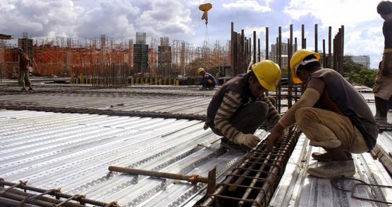 construção de lajes.