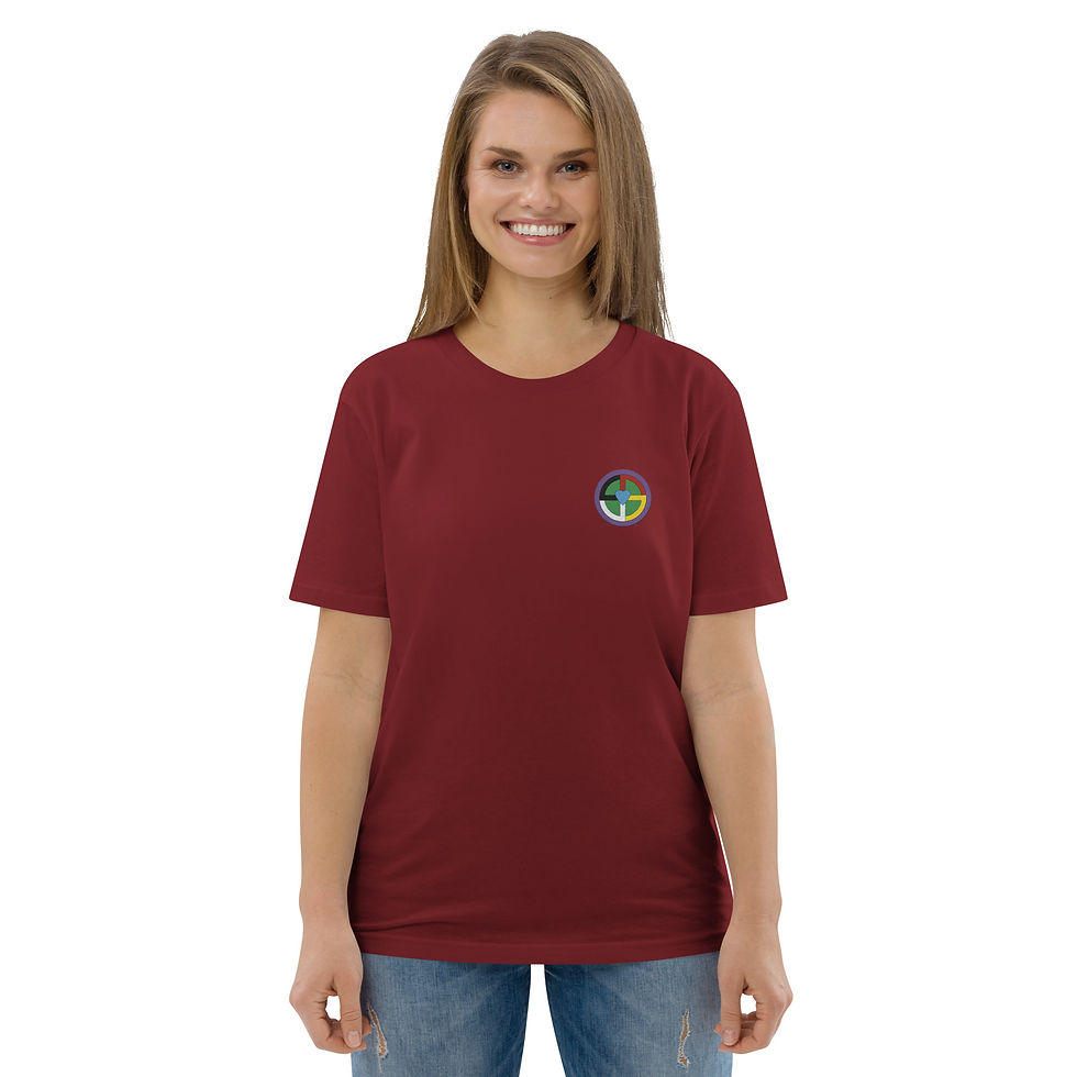 Thumbnail: Embroidered Grandmother Medicine Wheel T-shirt