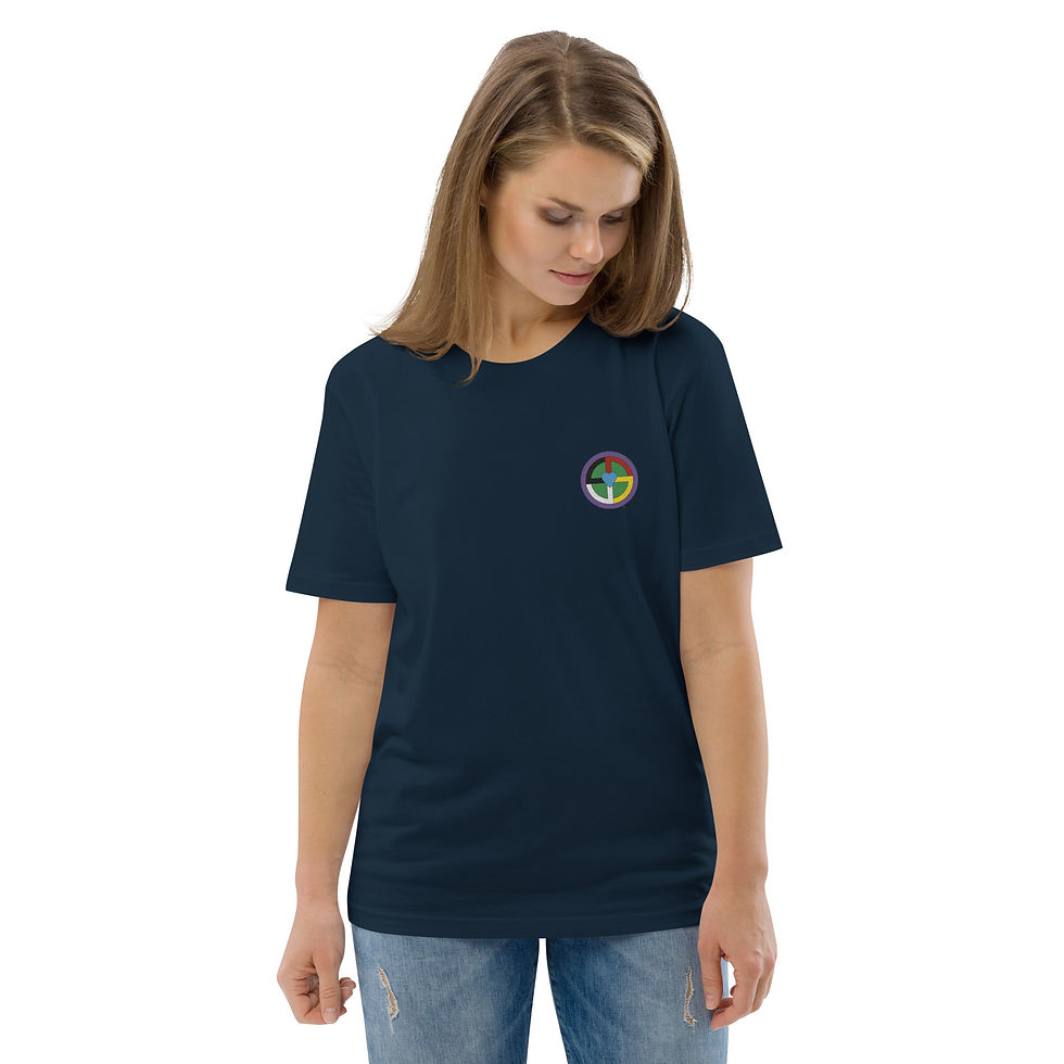 Thumbnail: Embroidered Grandmother Medicine Wheel T-shirt