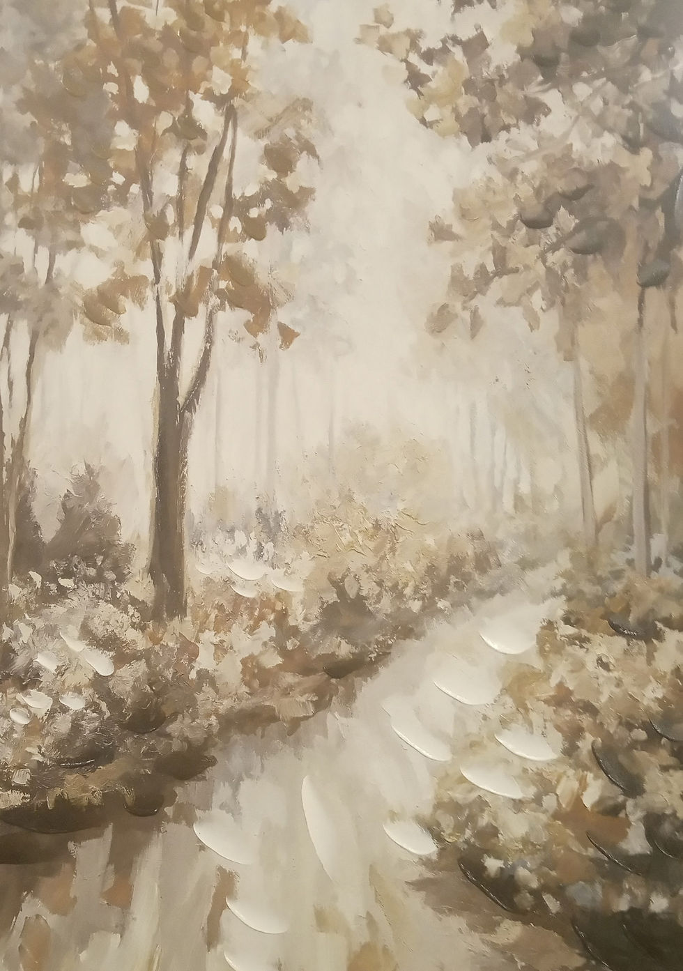 Mural backdrop - Dusky Forest Path.