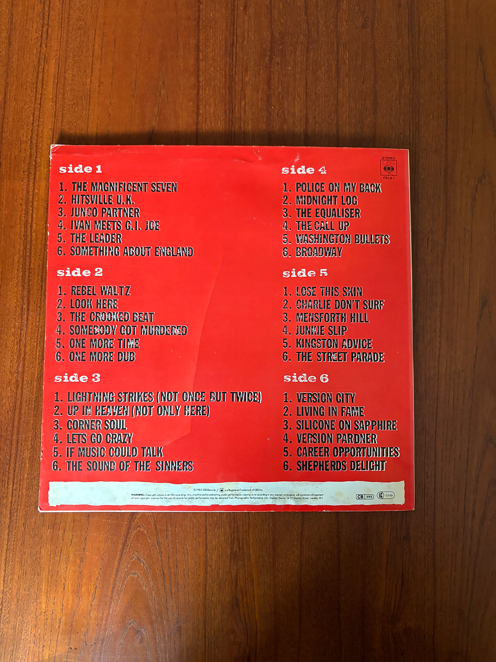 Thumbnail: The Clash – Sandinista! LP 1981 Epic – E3X 37037 VG+/EX