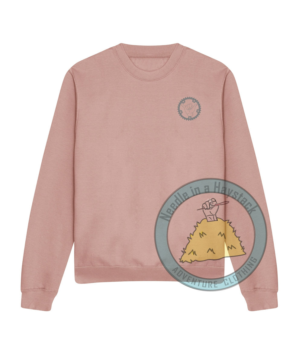 Thumbnail: Kids Ride like a Girl MTB Embroidered Sweater