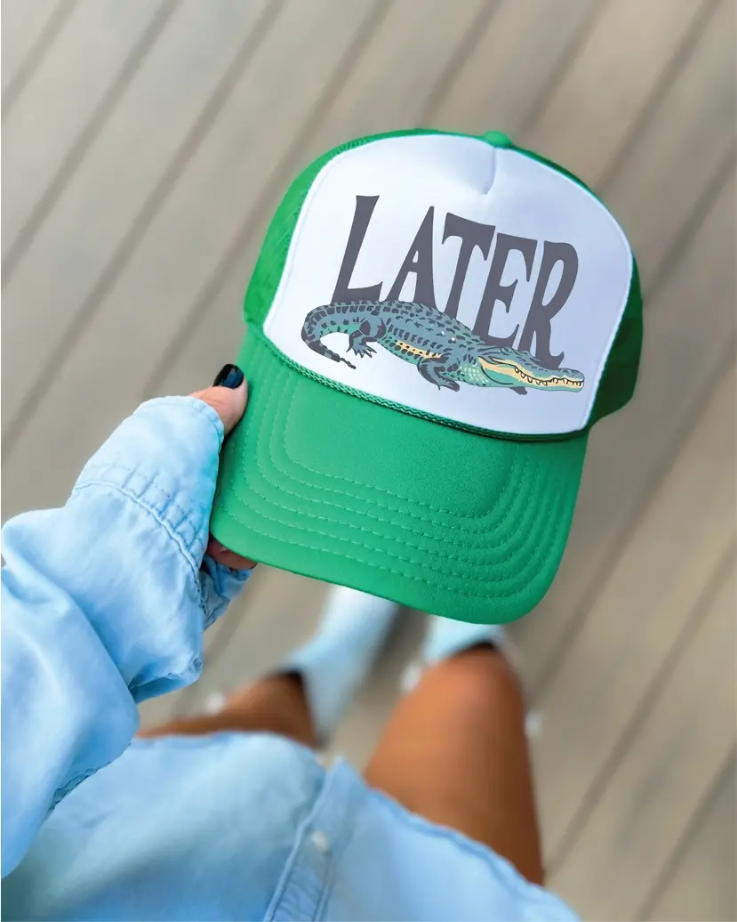Southern Attitude Designs Inc "Later Gator" Trucker Hat
