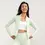 Thumbnail: 91thebrand Delilah Windbreaker Side String Crop Zipper Jacket