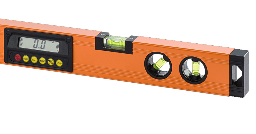 Miniatura: Inclinometro, lungo 60 cm. Raggio laser integrato