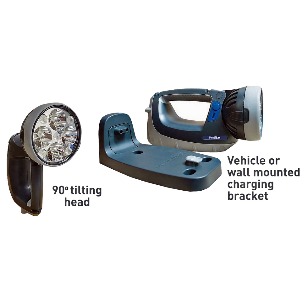 Miniatura: Faro per squadre di ricerca e soccorso. Illumina fino a 1200 metri