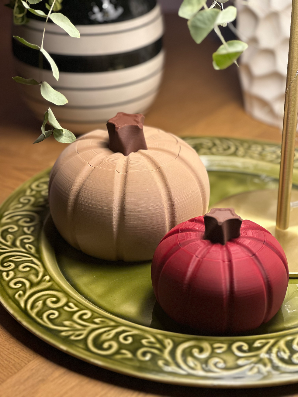 2er Set Kürbis Aufbewahrungsbox mit Drehverschluss – Schmuckdose