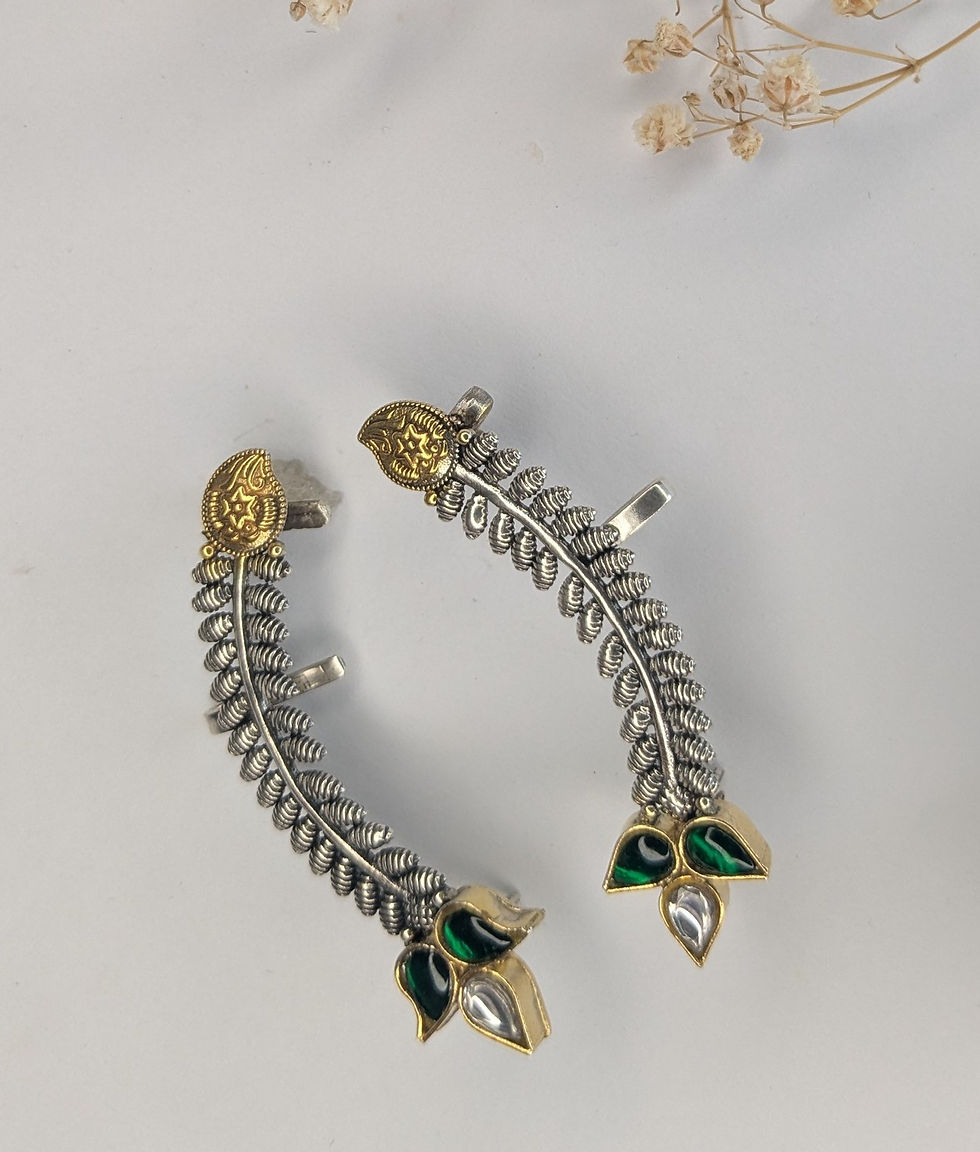 Thumbnail: Vriksha Valli –  925 Sterling Silver Earring Climber.