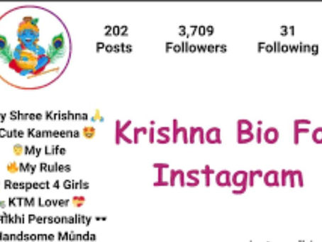 100+ Krishna Bio for Instagram: Spiritual, Stylish & Attitude-Filled Ideas for 2025