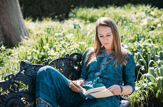 Emma Donovan, HFPI founder, reading