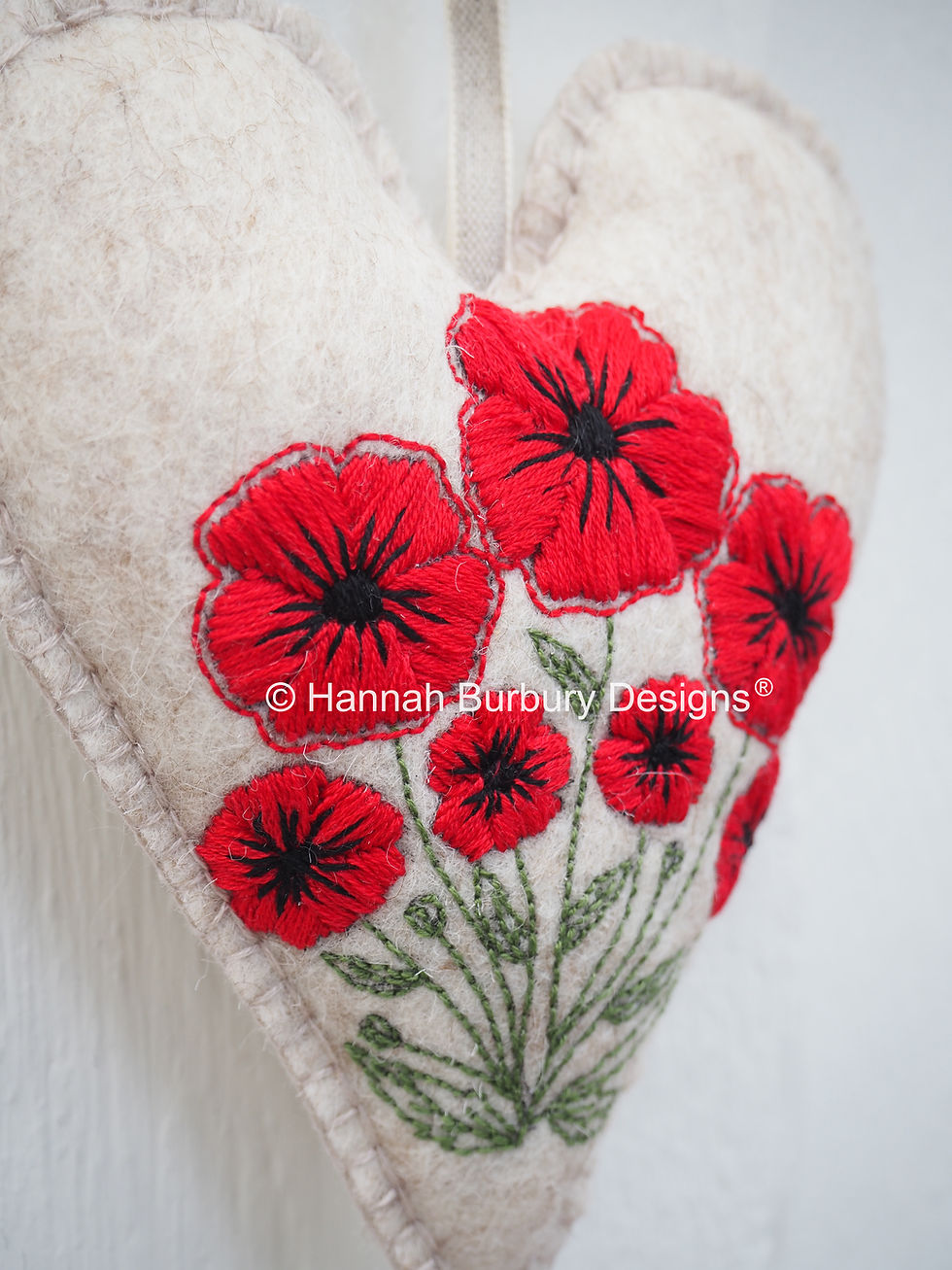 Thumbnail: Lottie Hanging Heart Hand Embroidery Kit