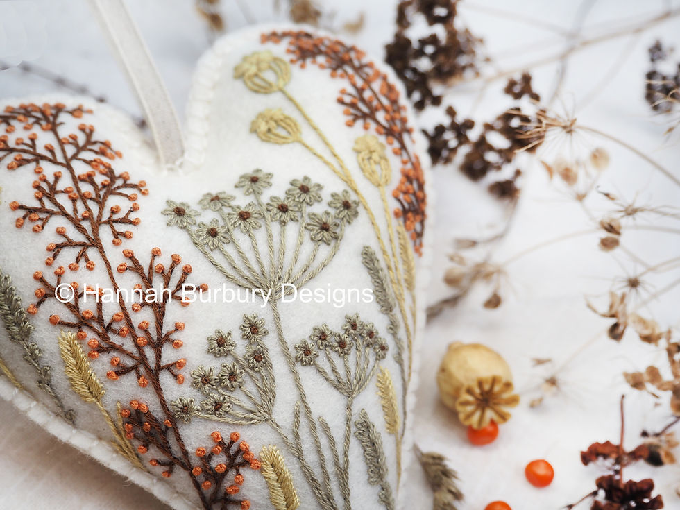 Thumbnail: Flossie Heart Hand Embroidery Kit