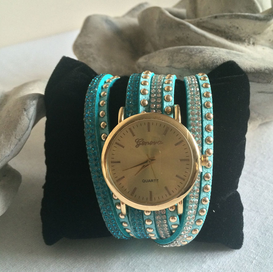 Thumbnail: Horloge studs/strass