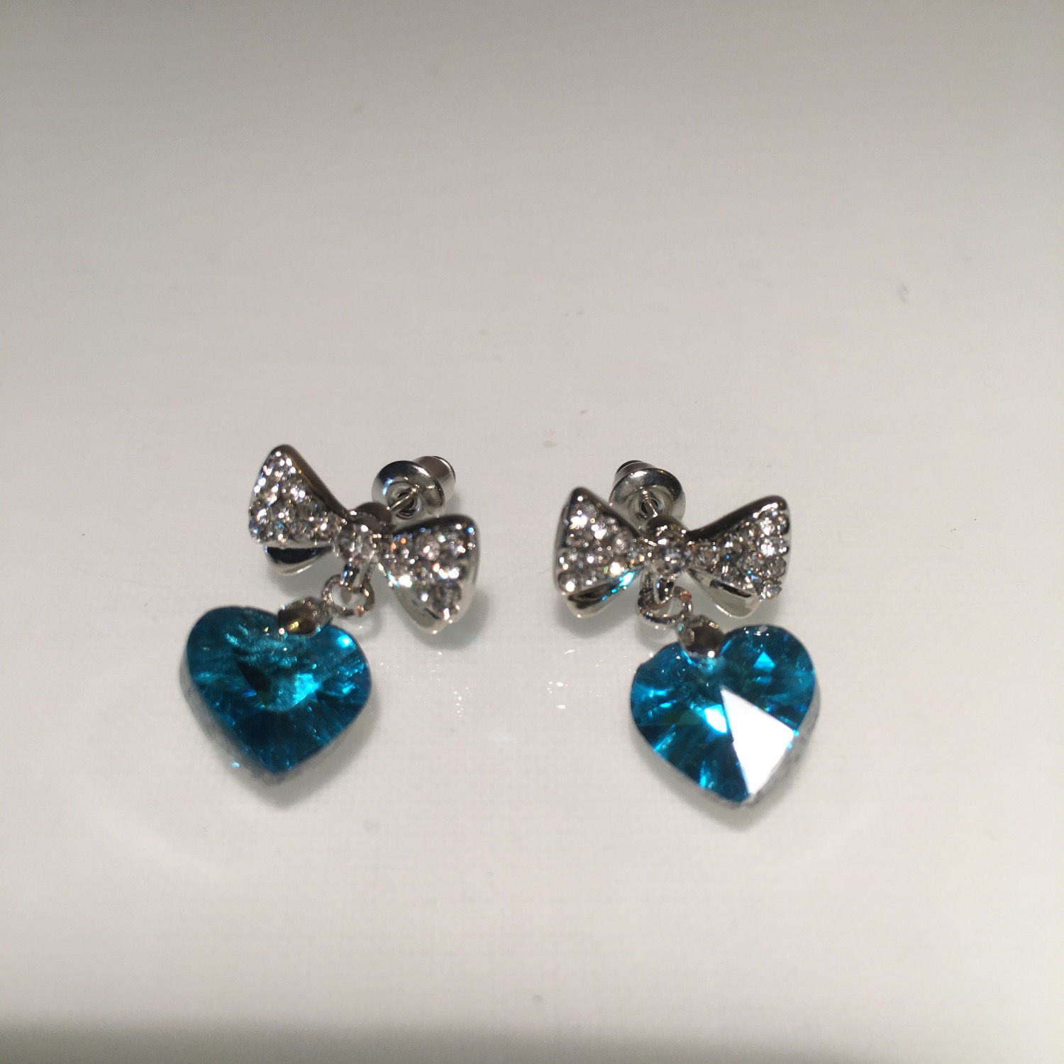 Oorbellen strikje/hartje