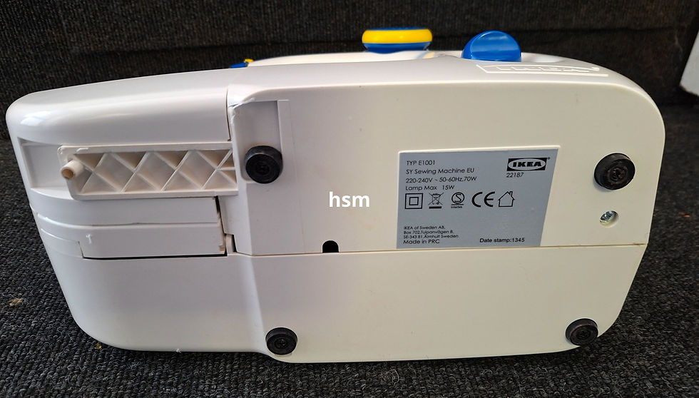 Miniatura: sewing machine, small portable machine,IKEA E1001