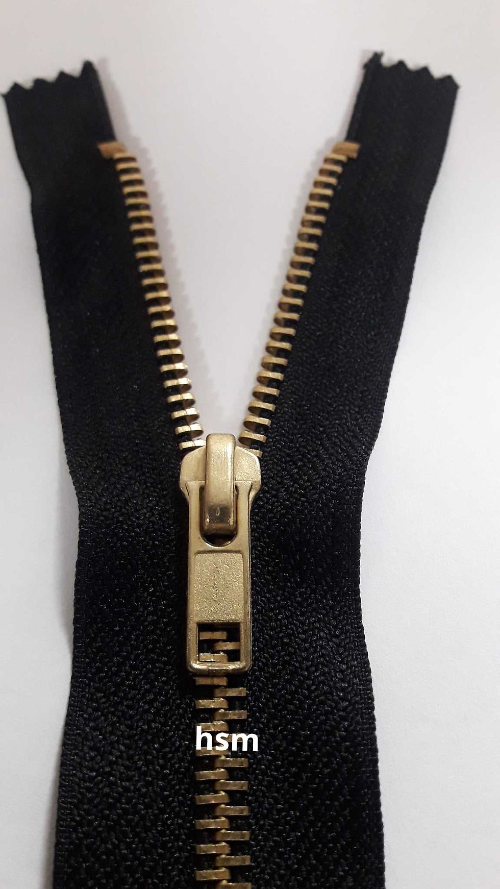 Miniatura: Jeans Metal Zips 18 cm/ 7 Inches: Black