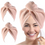 Miniature : Tresoria™  Bonnet de serviette de cheveux en microfibre pour femmes