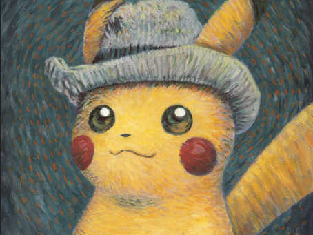 La carte "Pikachu au chapeau de feutre gris" retirée du musée Van Gogh à cause de spéculateurs