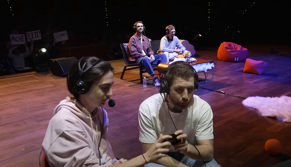 Roms_abt et Arna jouant sur une seule manette