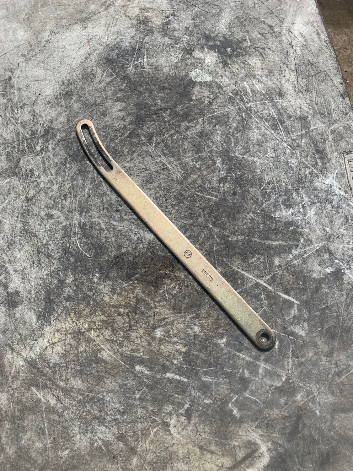 910373 OMC Stringer 3.8L Alternator Adjustment Bracket