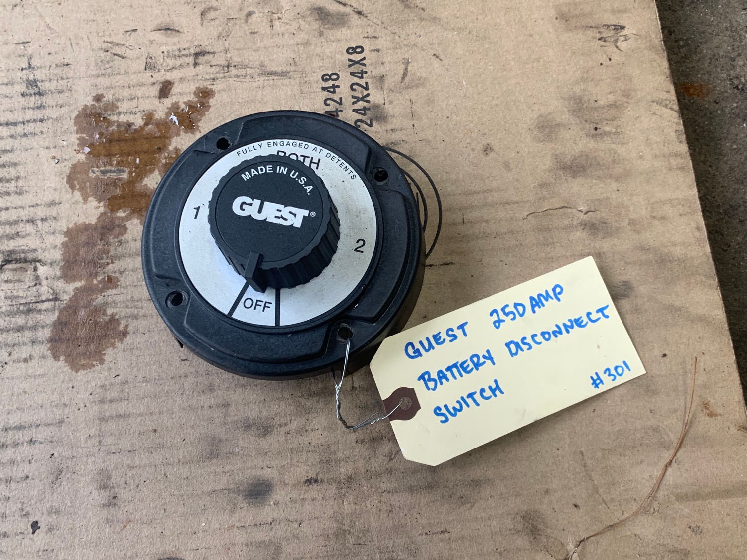 Guest 250 AMP Battery Disconnect Switch
